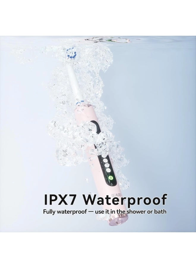 SG-2753 - Ultrasonic Rechargeable 8 Brush Heads 5 Modes