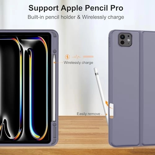 Keyboard Case with Pencil Holder for iPad Pro 13-inch (M4, 2024)
