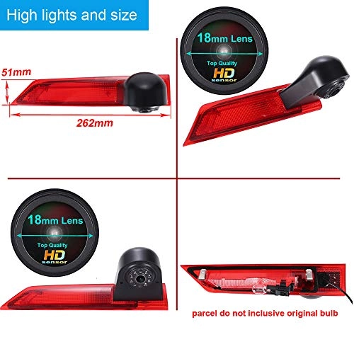 Super HD Wide Angle Parking Camera - Night vision 1280 x 720 pixels