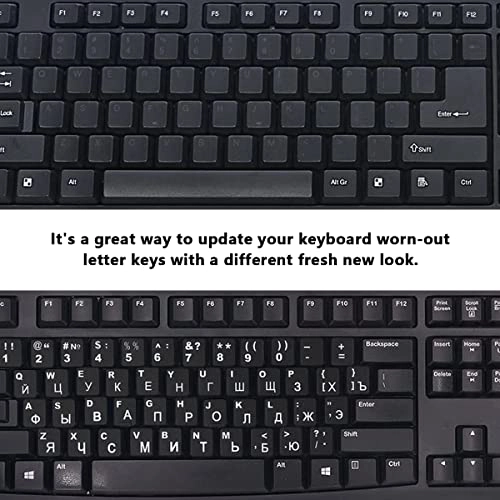 Russian Keyboard Stickers - Russian
