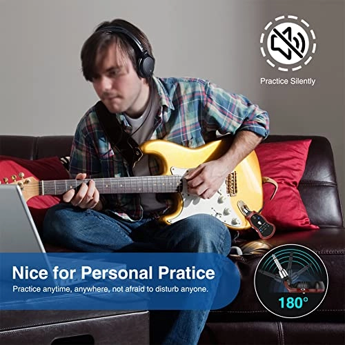 Guitar Headphone Amp - Rechargeable Bluetooth 5 Effects