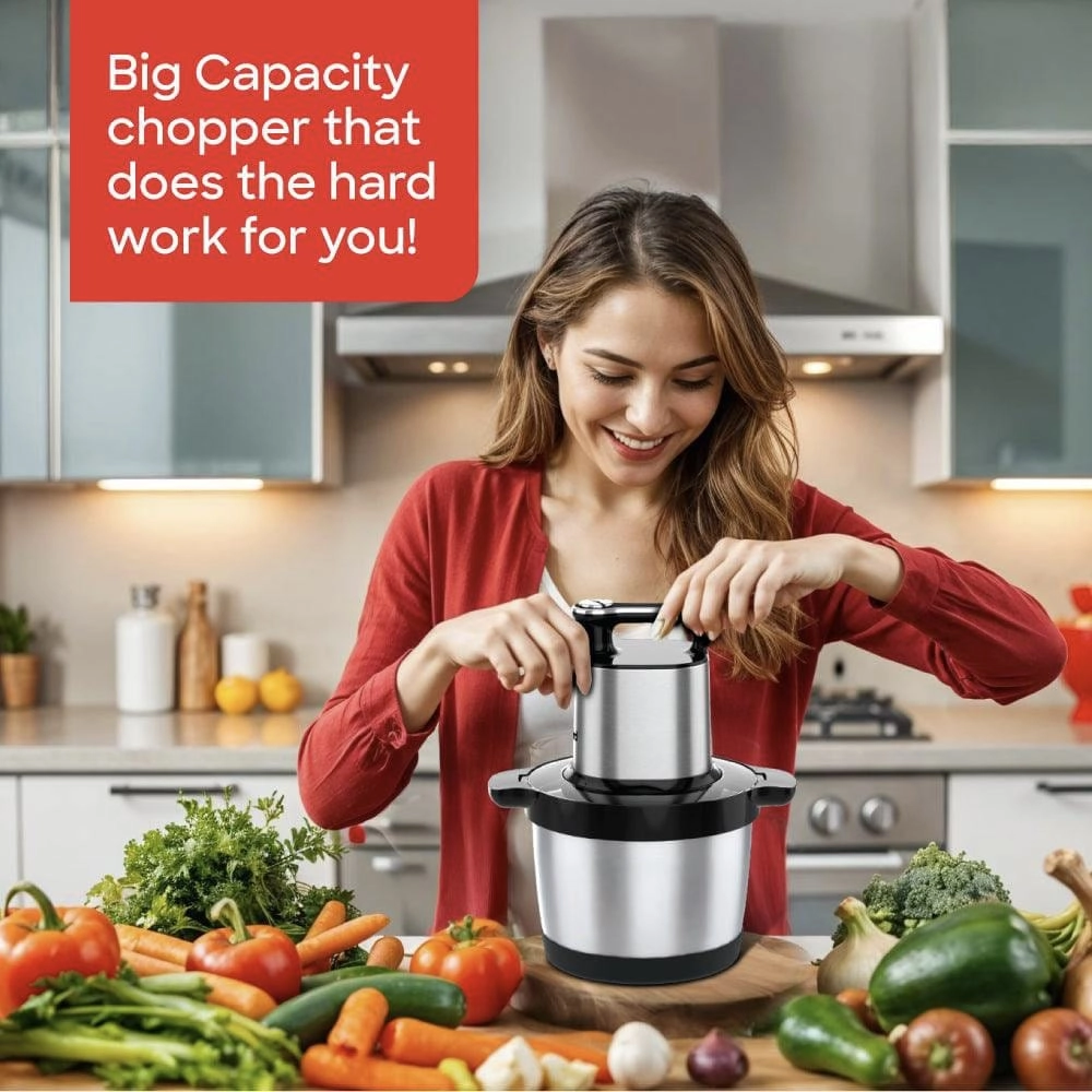 Heavy Duty Food Chopper - 7L Electric