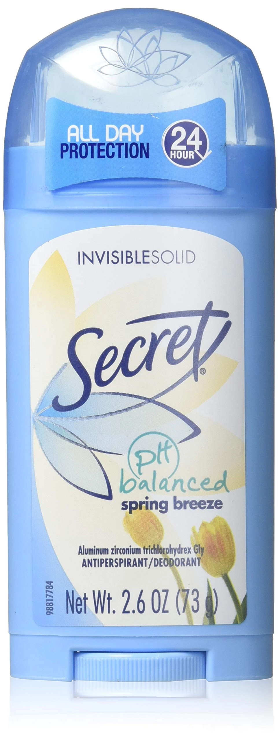 Secret Invisible Solid Antiperspirant and Deodorant - Spring Breeze 2.6 oz