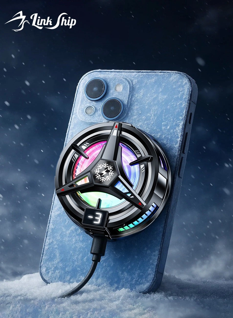 Mobile Phone Cooler - 5-Second Instant Cooling Magnetic Clip-On