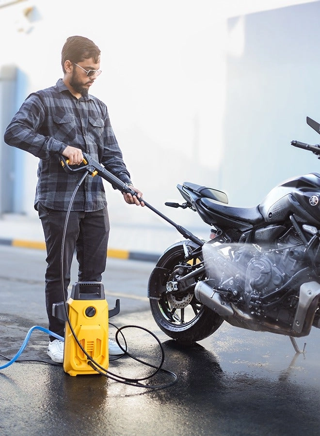 High Pressure Washer - 1400 W 90 to 105 Bar Yellow