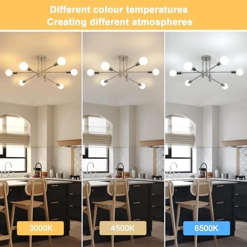 Modern Ceiling Light - E27 Chrome