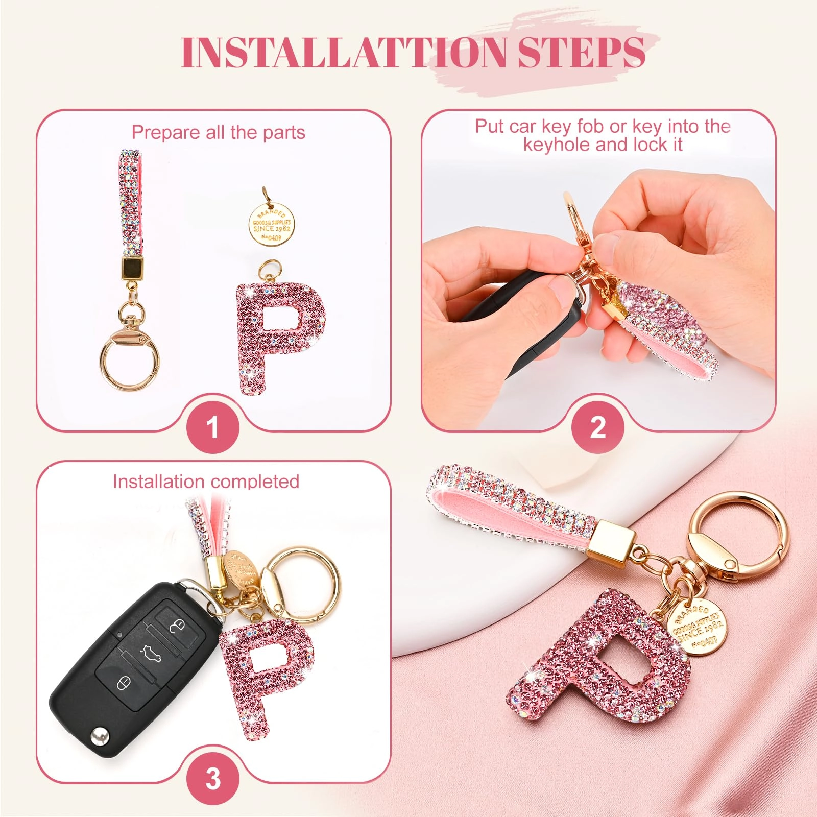 Initial Letter Keychain