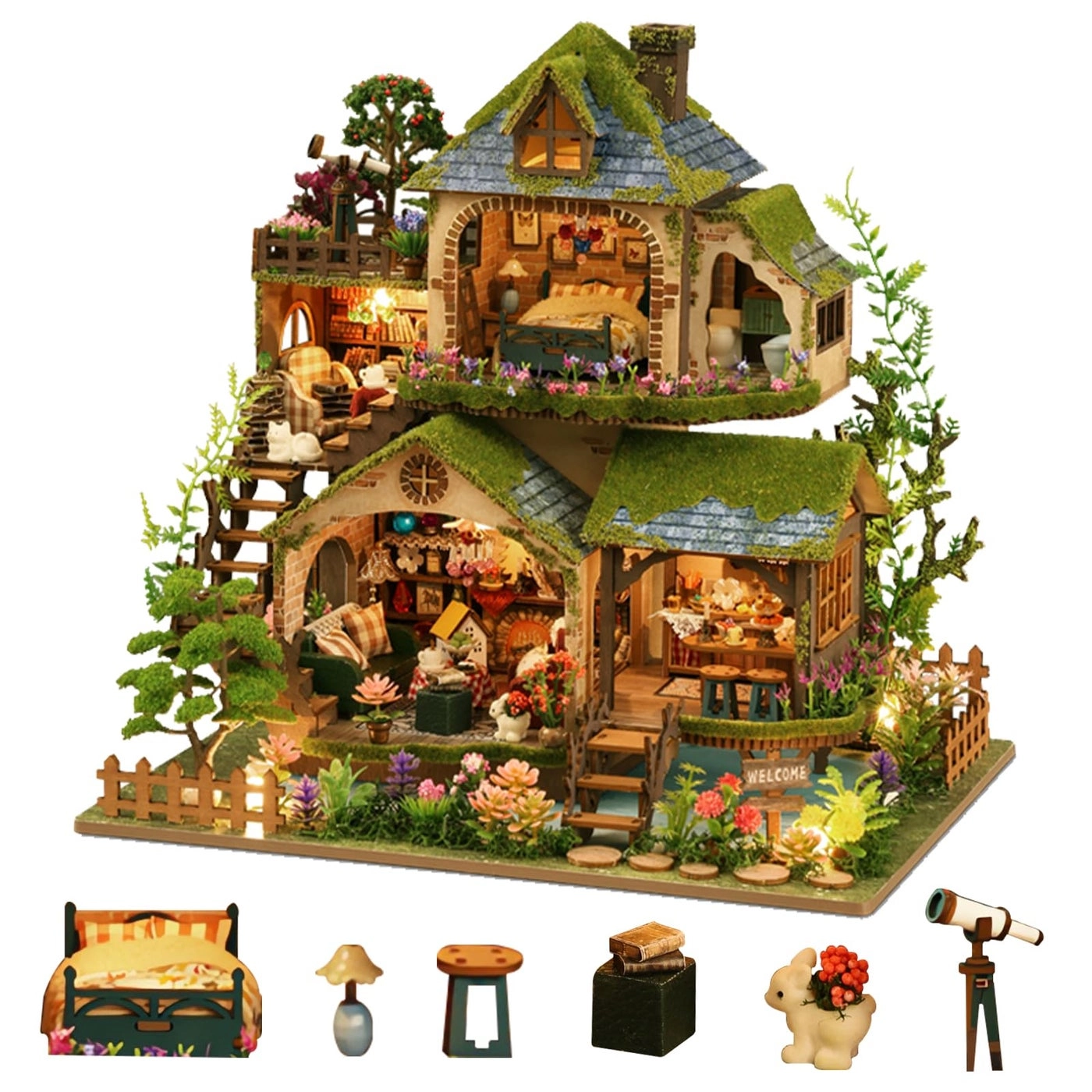 DIY Miniature House Kit - Forest Adventure