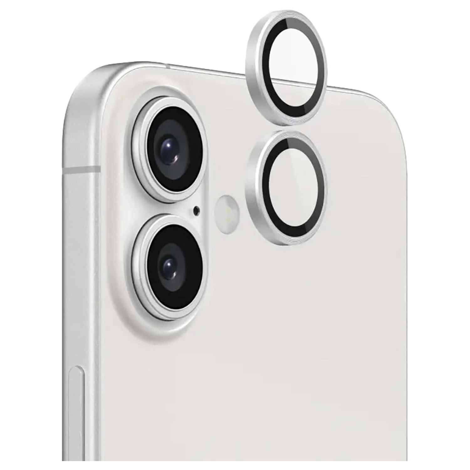 Clear Anti-Fingerprint Camera Lens Protector for iPhone 16