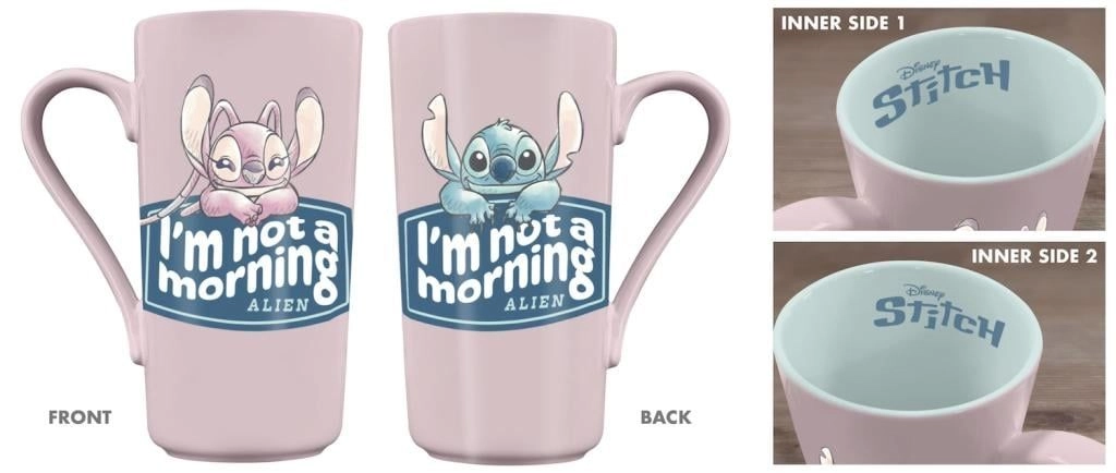 Stitch (I'M Not A Morning Alien) Mug - Ceramic - 470 ml