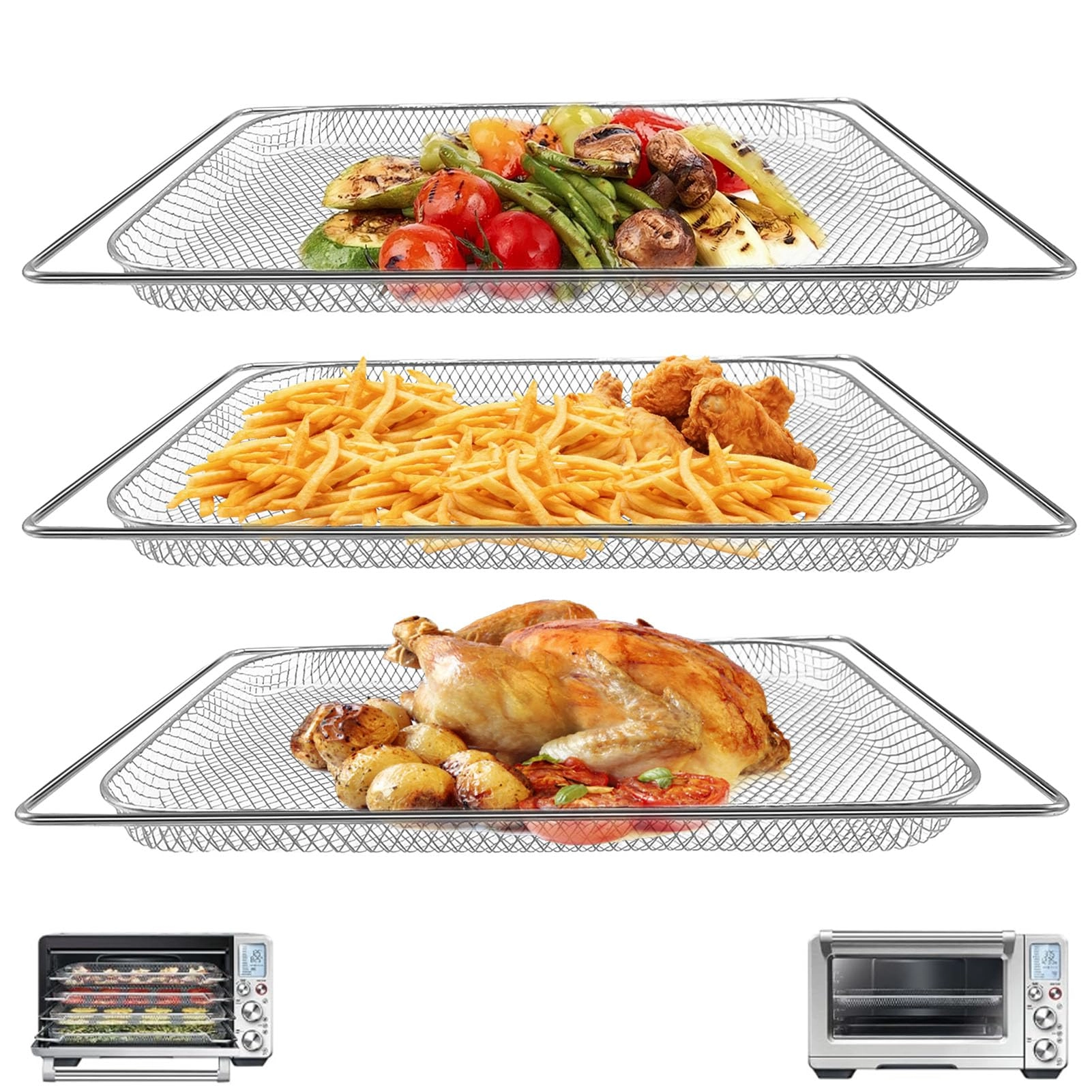 GWBSXM Air Fryer Basket - Stainless Steel 1PCS