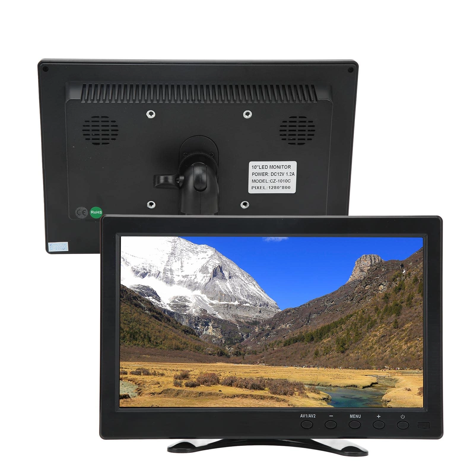 TDYKNFD Portable HD Color Screen Display - 1366x768 10.1 inches