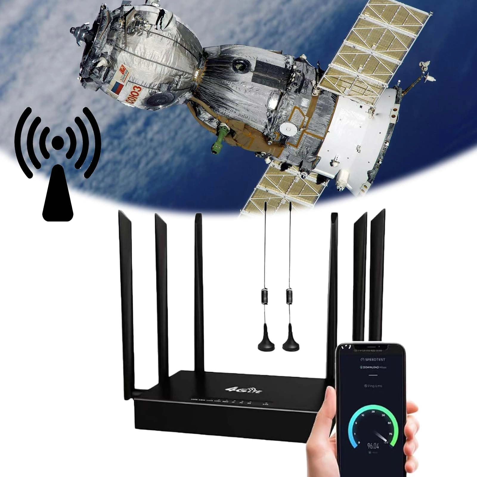 Fgammi Ultra Link Free WiFi Router - 500 Mbps 802.11ac