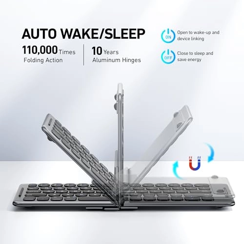 Foldable Bluetooth Keyboard - Wireless