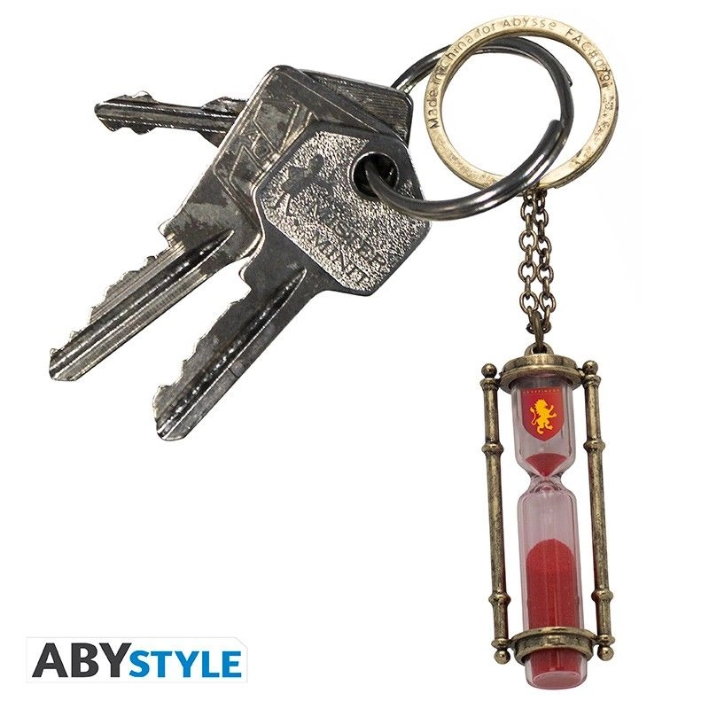 Gryffindor Hourglass Keychain 3D - Harry Potter