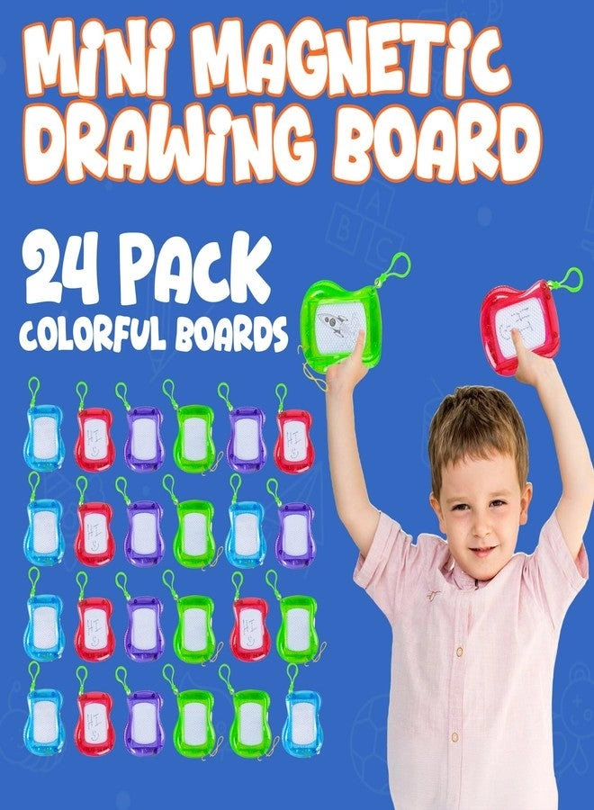 Mini Magnetic Drawing Board - 24 pcs