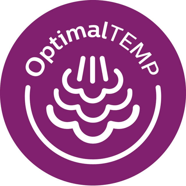 تقنية OptimalTEMP، ما من حاجة إلى إعداد لدرجة الحرارة