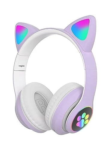 Glowing Cat Ear Headphones Wireless Headphone