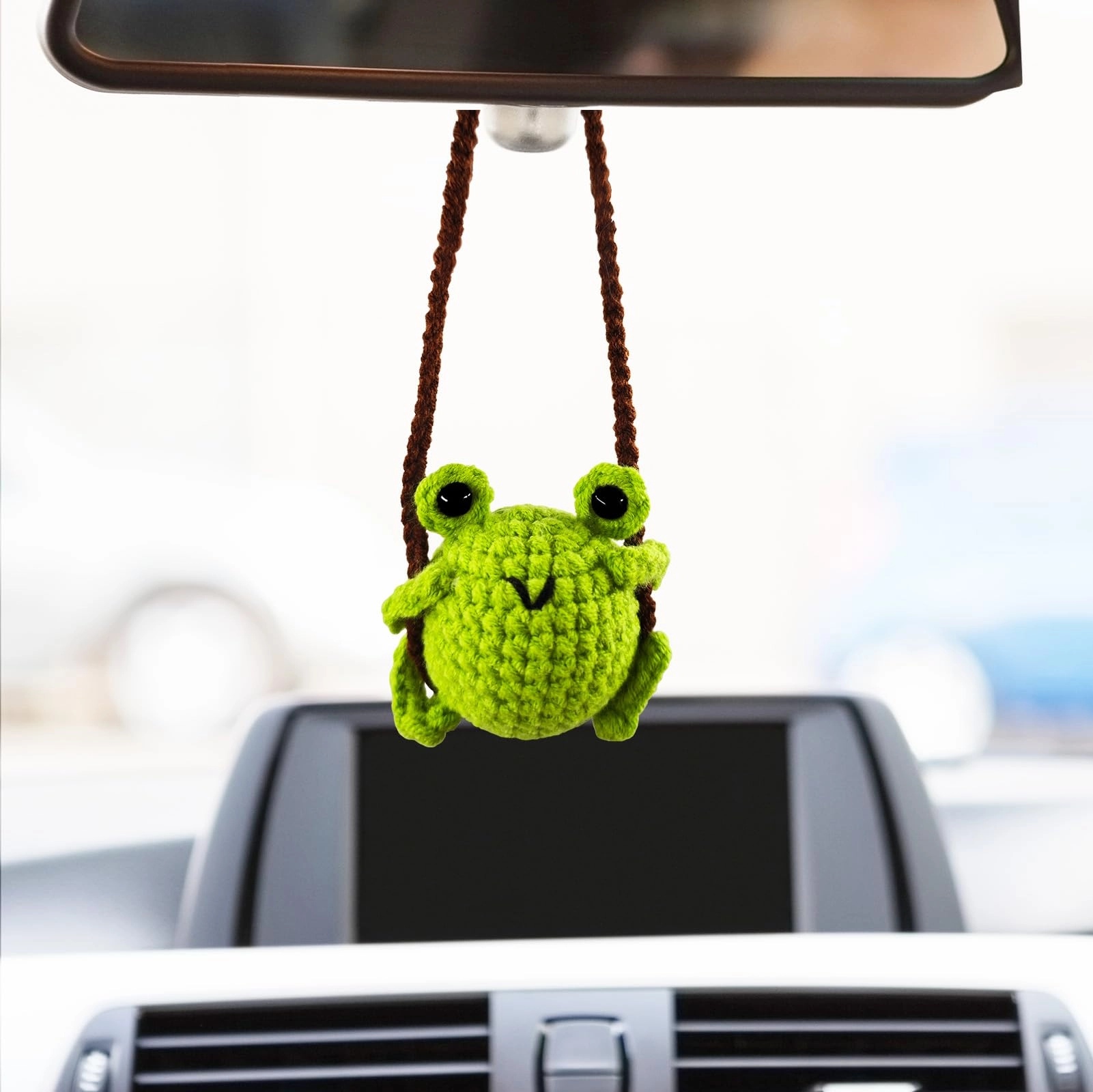 Foulik Frog Ornament - Polyester, Acrylic Yarn