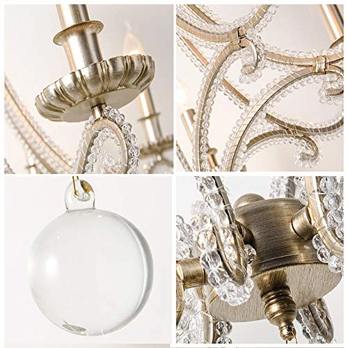 American vintage candle chandelier - 3000K