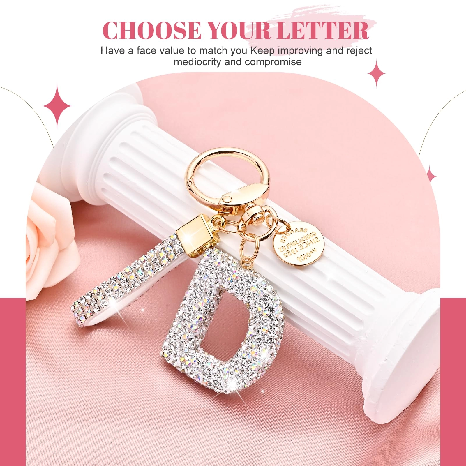 Initial Letter Keychain