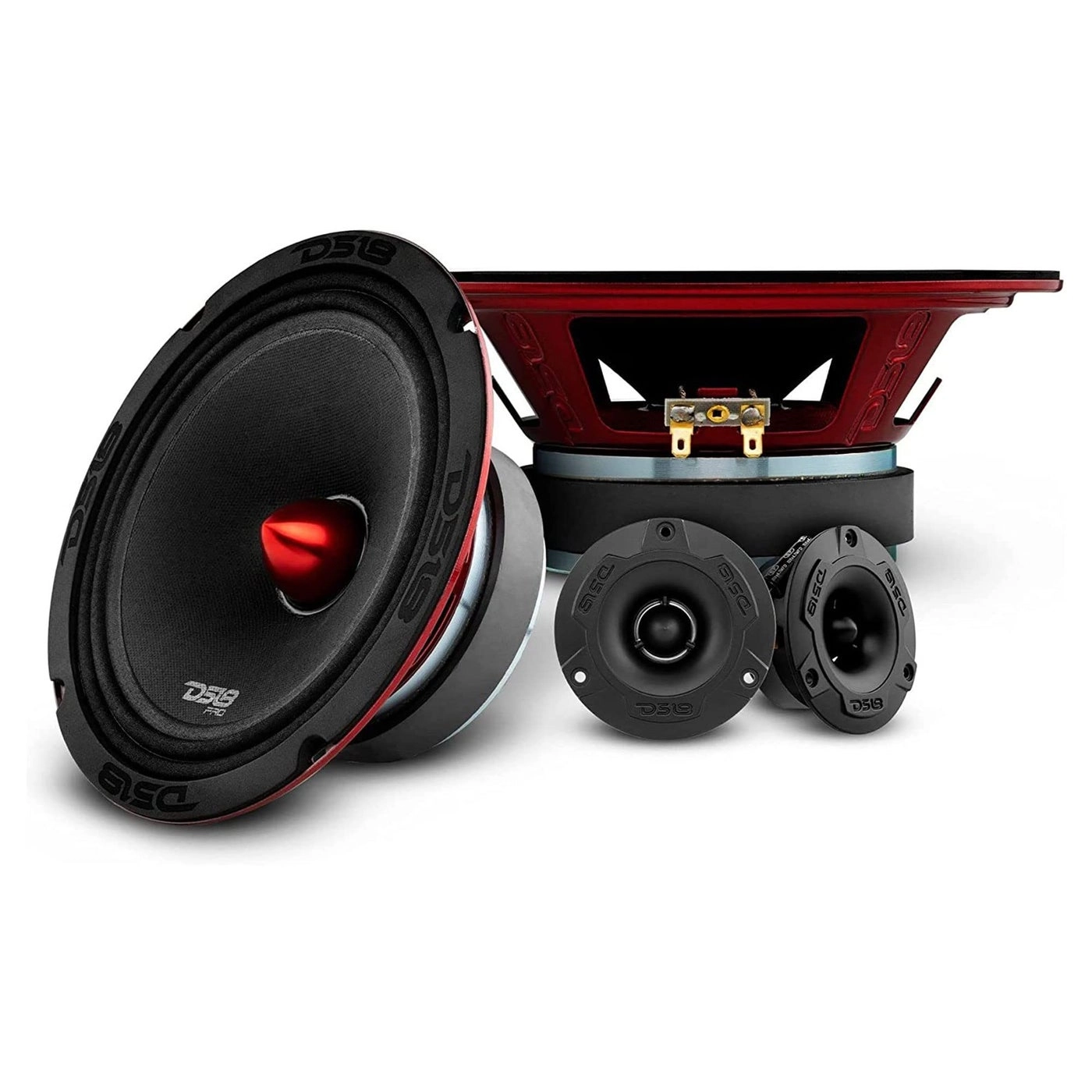 PRO-X6.4BM - 6.5" Midrange + PRO-TWX1ferrite - 1" Tweeters