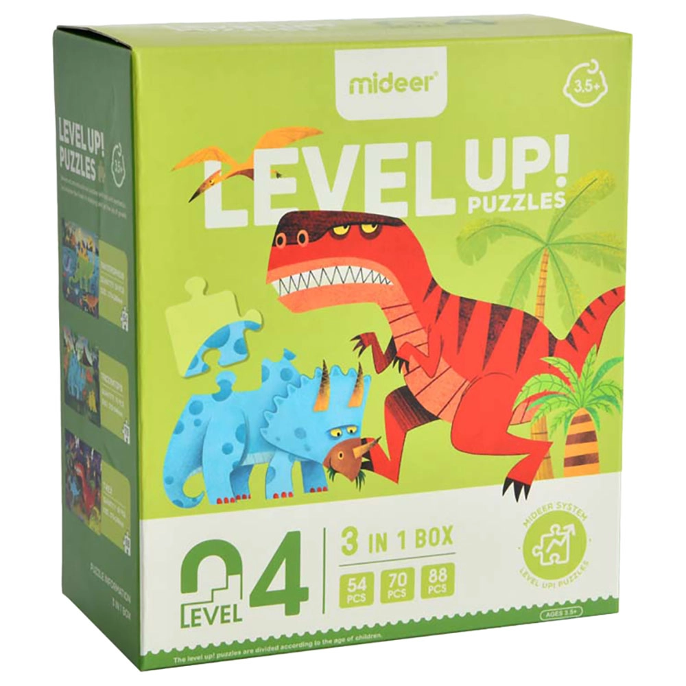 MIDEER Dino 3-in-1 Puzzle (TOP-CT7035)