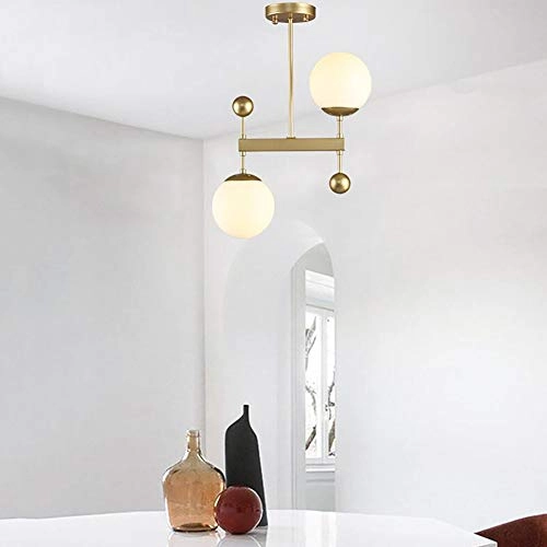 Iron Art Ball Glass Chandelier