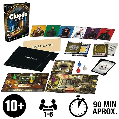 Cluedo Escape: Mystery in the Black Hotel (Spanish)
