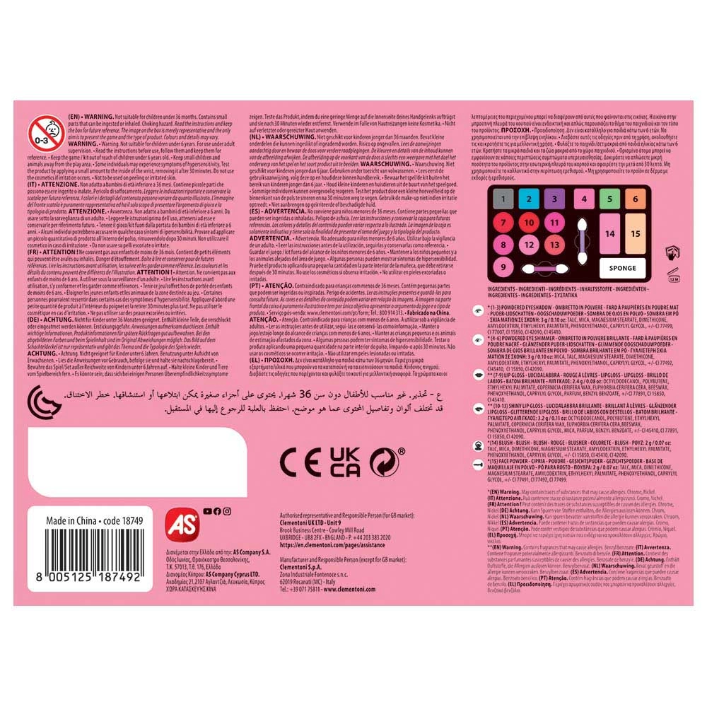 Crazychic Be Yourself Be A Rocker Make Up Kit