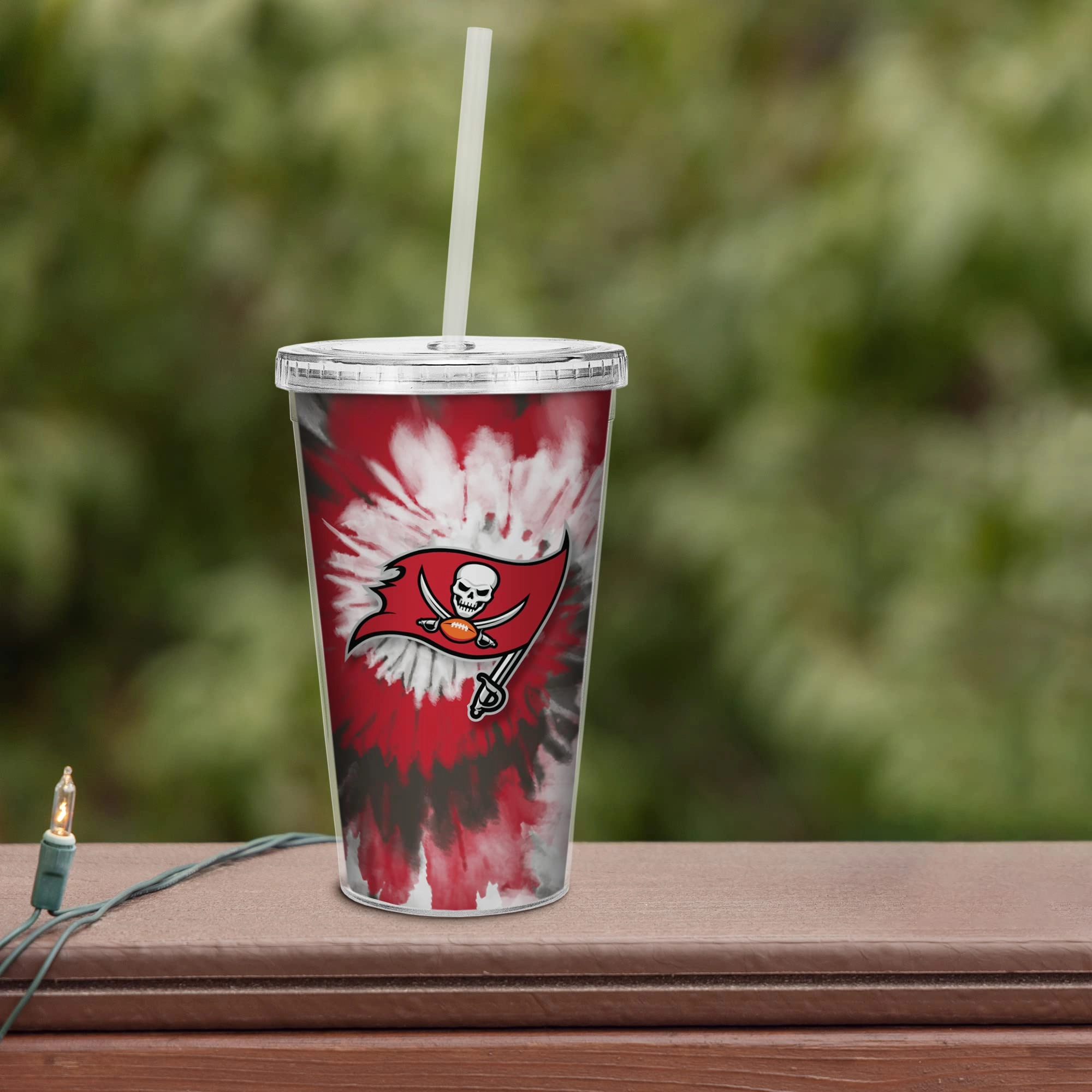 NFL Football Metallic Tie Dye Tumbler - 473ml