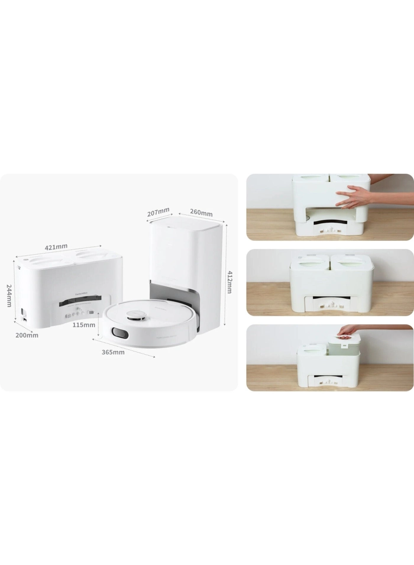 S10 - Robot Vacuum and Mop with Dual Stations
