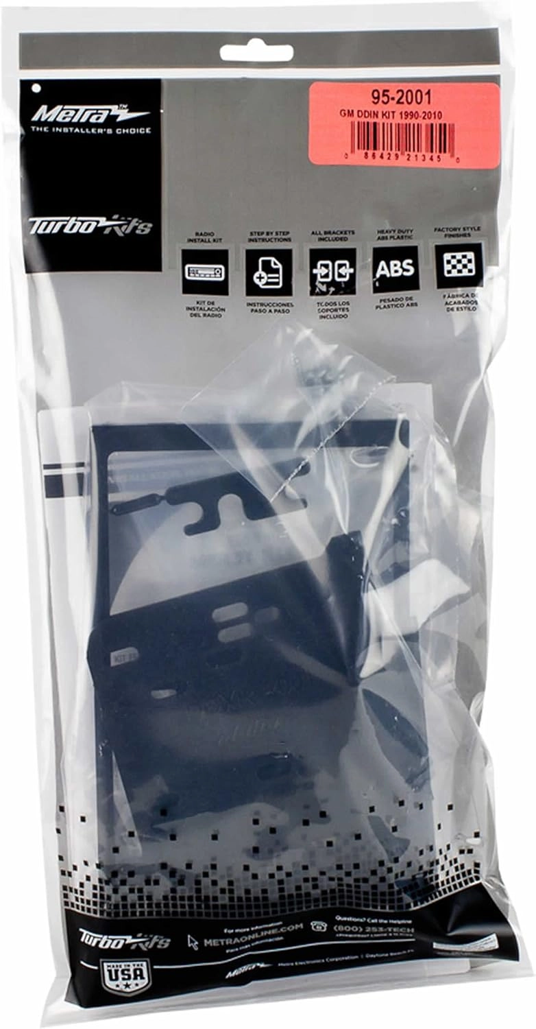 95-2001 - Double Din Black