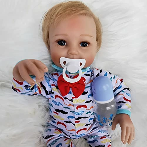 Rebirth Baby Doll - 20 Inch Vinyl Cotton Body Blue Eyes