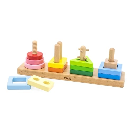 Geometric Maze Stacker - 18 months+