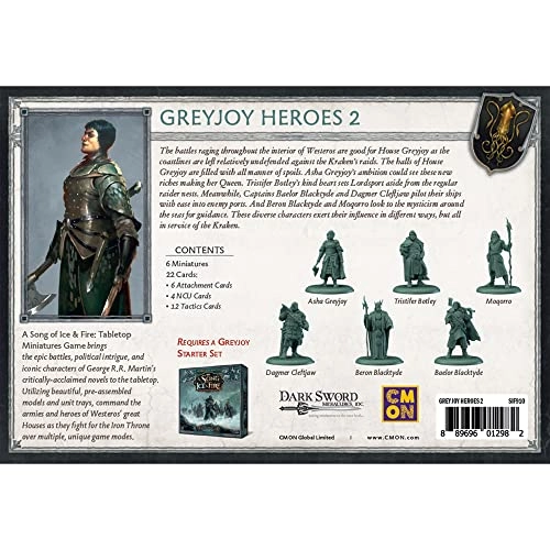 A Song of Ice and Fire Tabletop Miniatures Game: Greyjoy Heroes II
