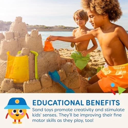 SAND CASTLE BUILDING SET - 11 Pcs 3 years and up