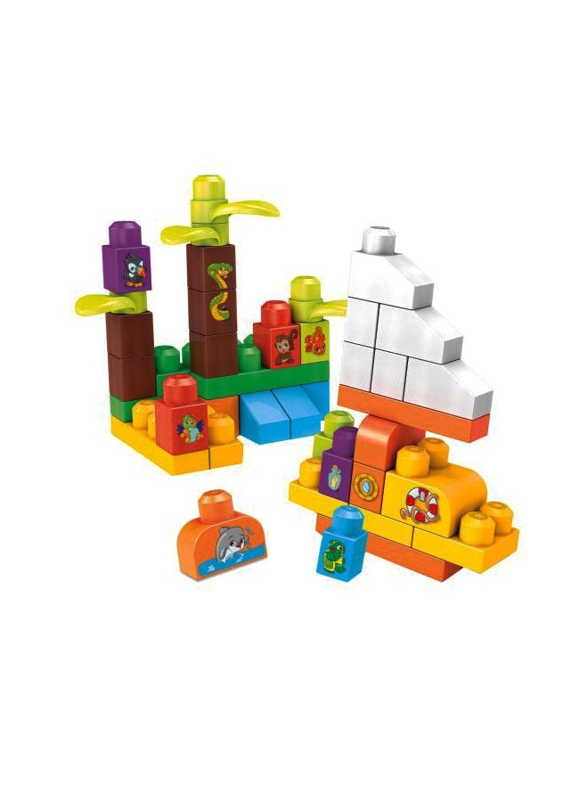 MEGA Building Basics Sailboat Adventure Set FLX68