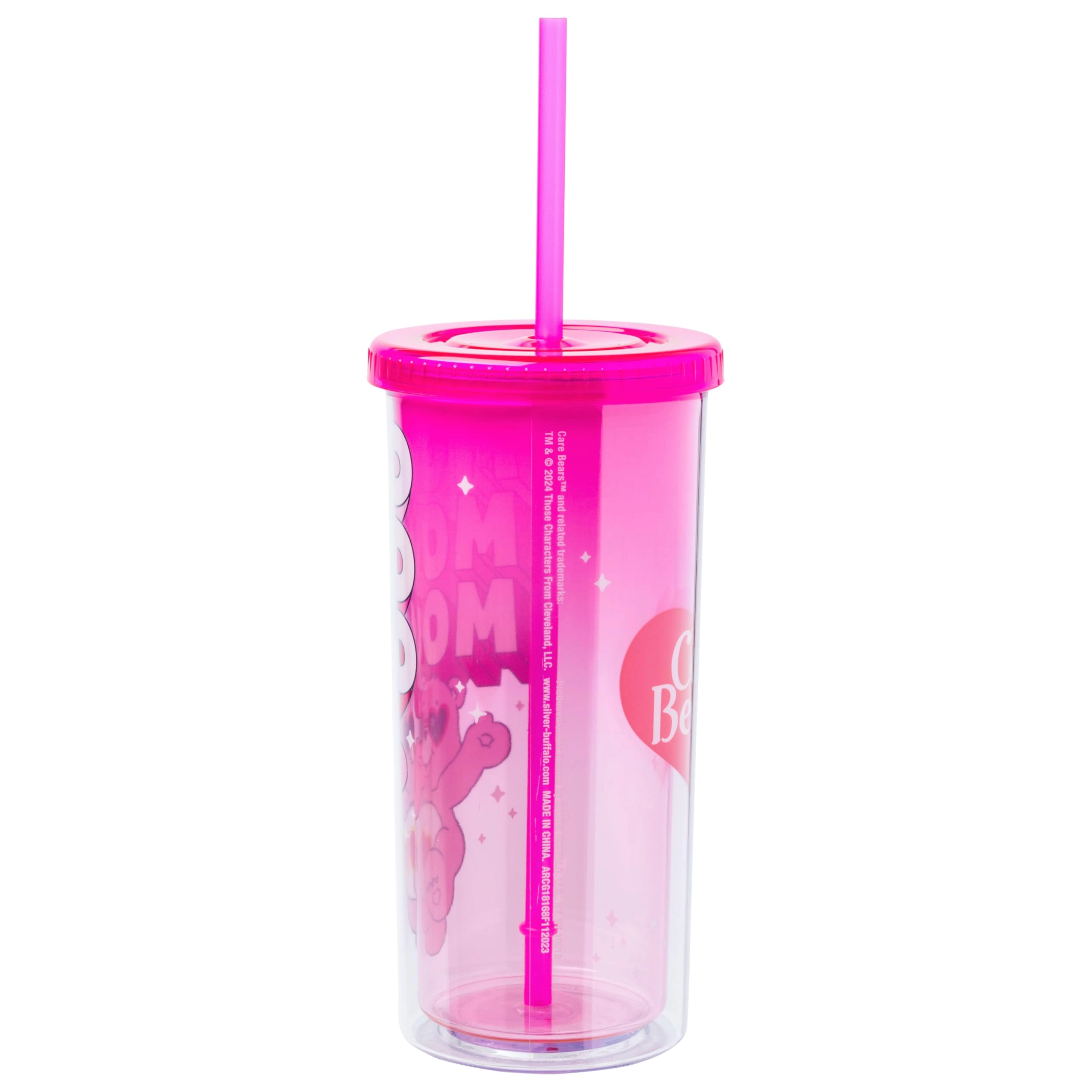 Care Bears Love-A-Lot-Bear Mood Reusable Cup - 1 pcs Glitter