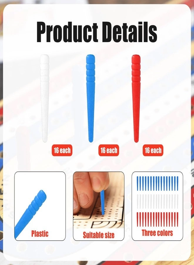 Cribbage Pegs - 48 pieces 3 years and up Farsi