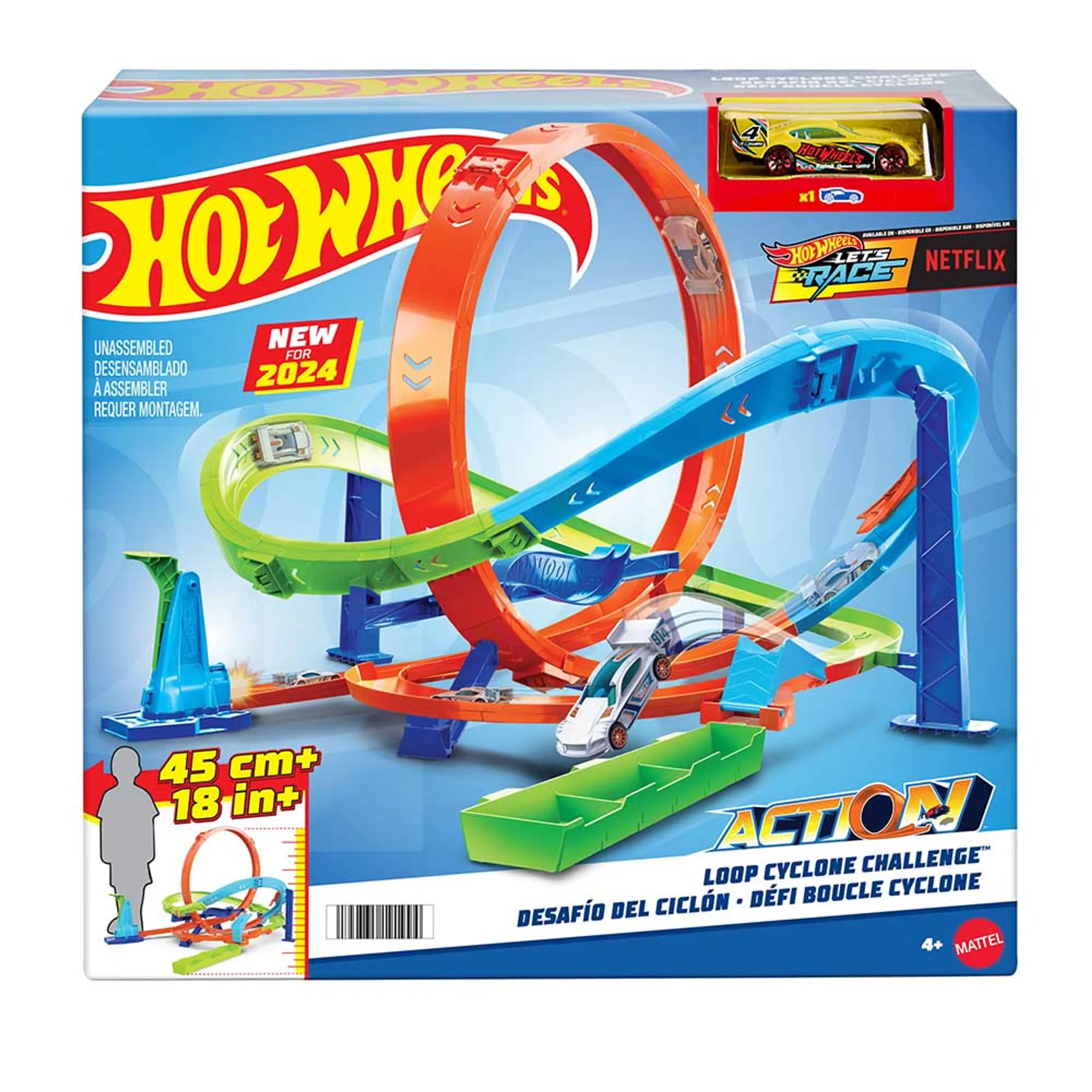 Action Loop Cyclone Challenge 1:64 Die-Cast Car