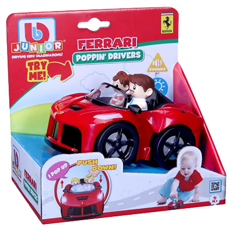 Ferrari Poppin Driver Car - 1pc