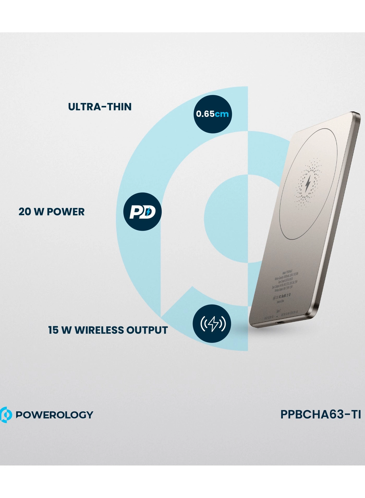 PPBCHA63-GY - 5000mAh 15W