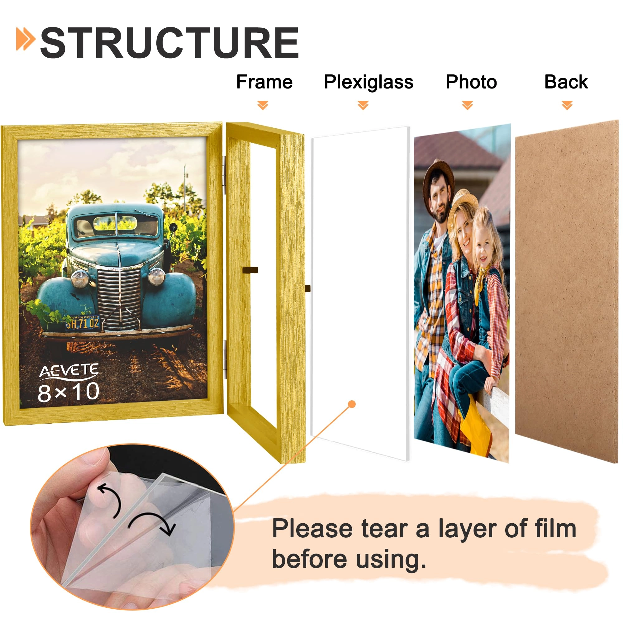 Double Picture Frame - 8x10 2