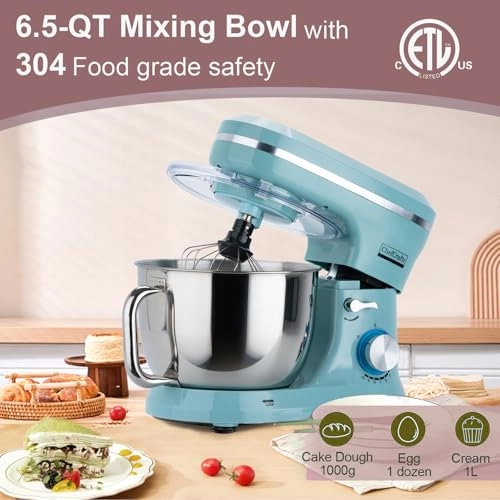 Stand Mixer - 6.5 Quarts 660W