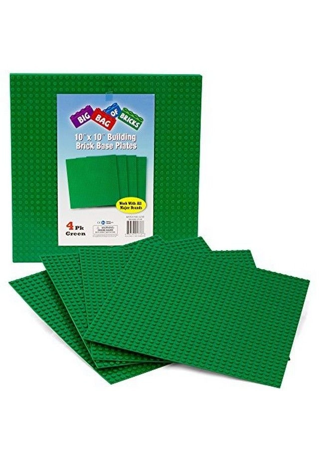 Brick Building Base Plates - 4 pcs