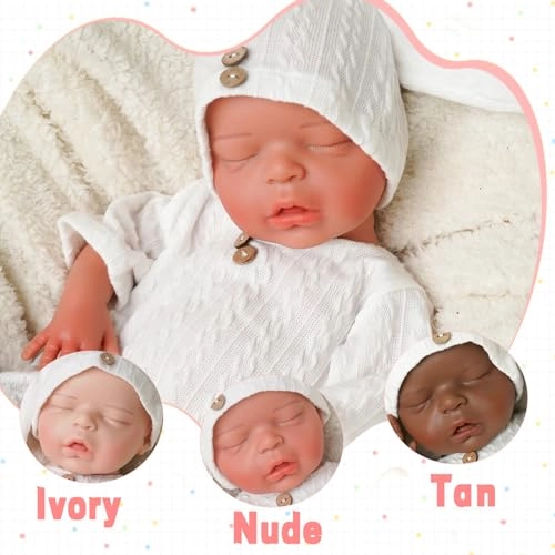 Reborn Baby Doll - 11.8in Silicone Boy Ages 3+