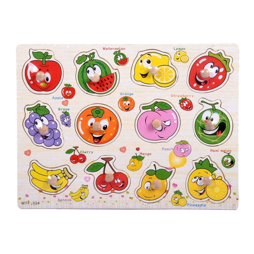 Wooden Nail Hand Grasping Board - 3 years and up 1 pieces