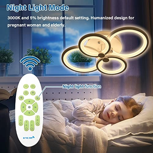LED Ceiling Light - 2800-6000K Dimmable