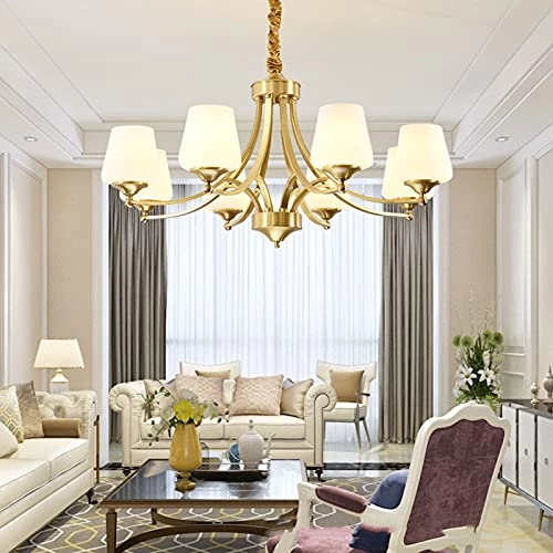 E27 American Style Chandelier - Copper 6